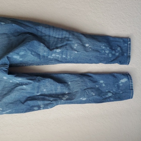 Lane Bryant Boyfriend Distressed ripped Bleach splatter Jeans Size 18 - Picture 6 of 15